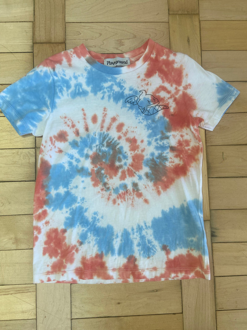 Swirly Whirly Red & Blue T-shirt