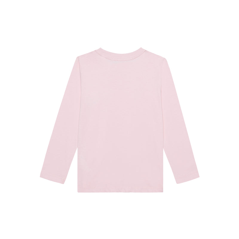 Teddy Mini Me Long Sleeve T-shirt in Pink