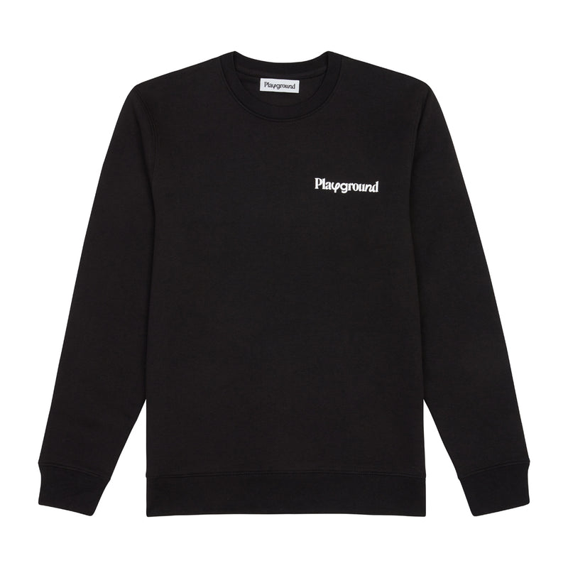 Playground Core Logo Sweatshirt In Black