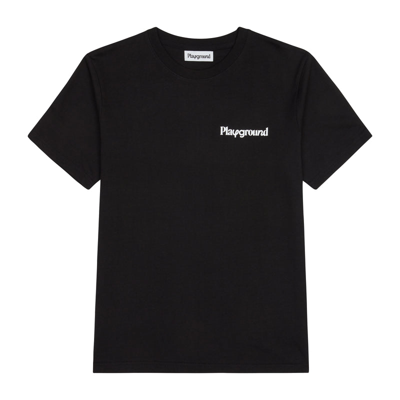 Playground Core Logo T-shirt In Black