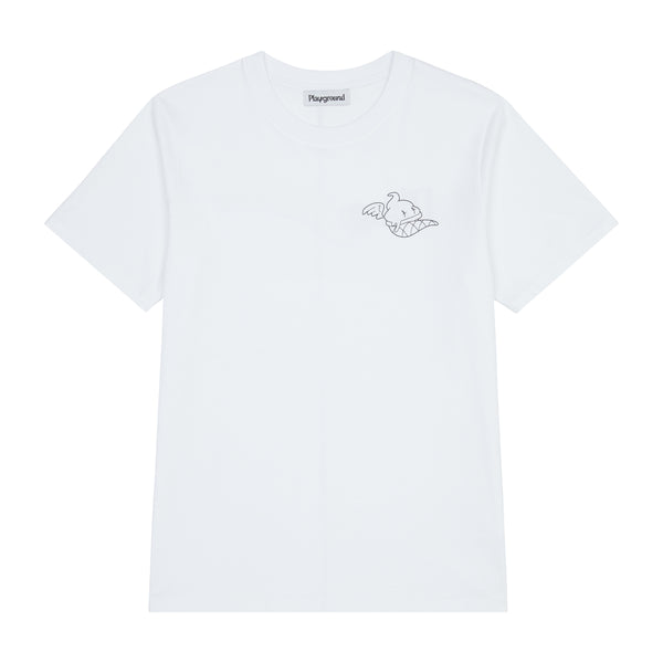 Playground Ice Cream Logo T-shirt In White