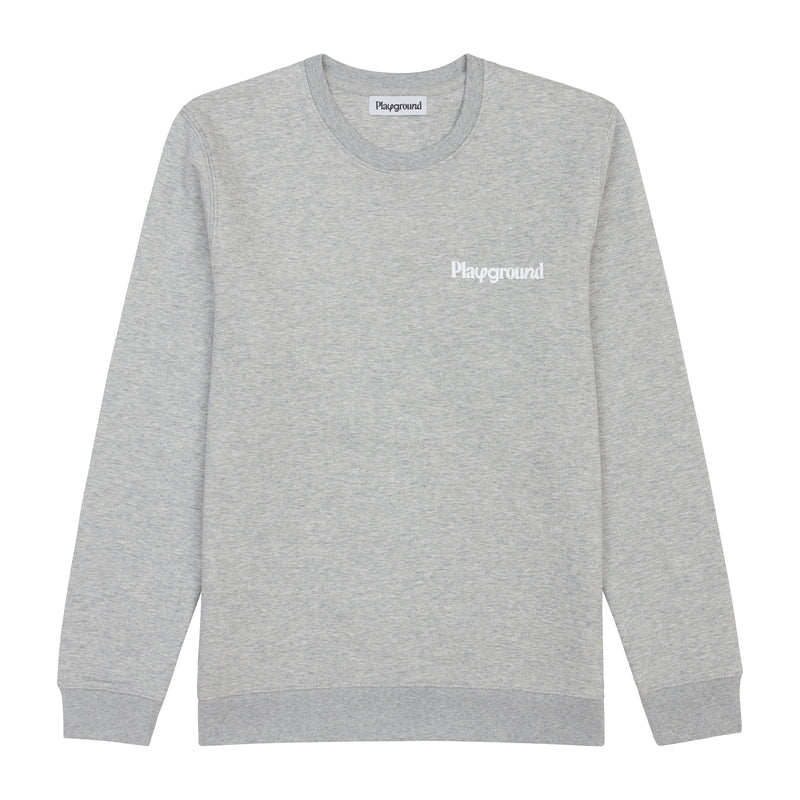 Playground Core Logo Sweatshirt In Grey