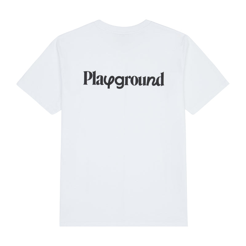 Playground Ice Cream Logo T-shirt In White