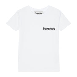 Playground Kids Core Logo T-shirt in White